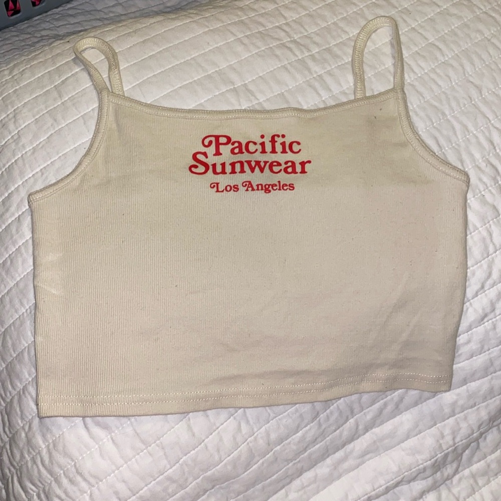 Pac Sun Cropped Tank Top